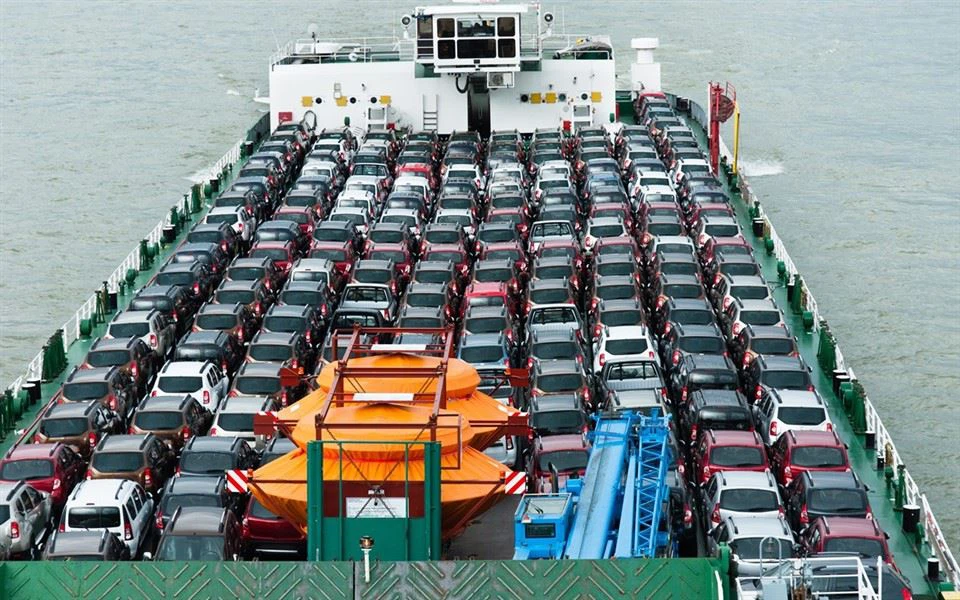 Penghantaran kereta terpakai dari China ke Timur Tengah